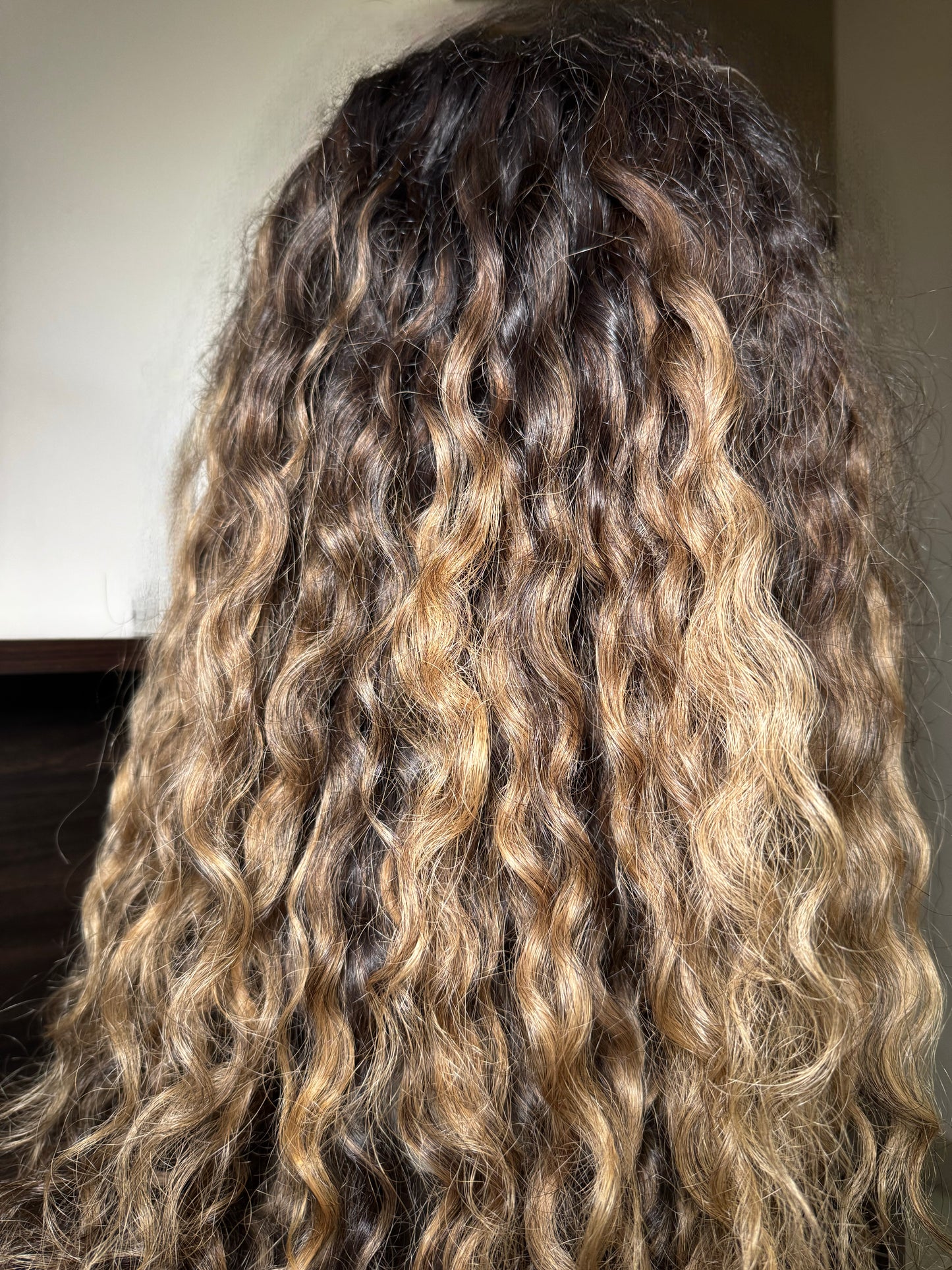 Trini Curly Blonde Niro  (flipover or u-part)